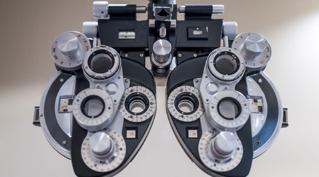 The eye doctors tool for checking eyes